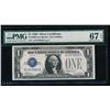 1928 $1 Silver Certificate PMG 67EPQ
