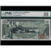 1896 $1 Educational Silver Certificate PMG 55