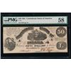 Image 1 : 1861 $50 Confederate States of America Note PMG 58