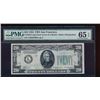 1934 $20 San Francisco Federal Reserve Note PMG 65EPQ
