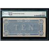 Image 2 : 1864 $10 Confederate States of America Note PMG 58EPQ
