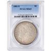 Image 1 : 1881-S $1 Morgan Silver Dollar Coin PCGS MS65