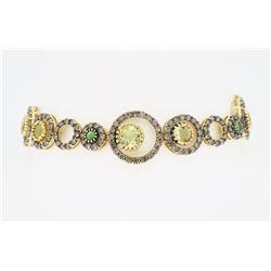 Levian 14KT Yellow Gold 4.00ctw Diamond Bracelet