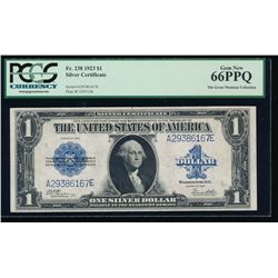 1923 $1 Silver Certificate PCGS 66PPQ