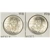 Lot of (2) 1978 Mexico Cien Pesos Silver Coins