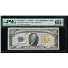 1934A $10 North Africa Silver Certificate PMG 66EPQ