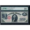 Image 1 : 1917 $1 Legal Tender Note PMG 58