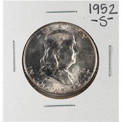 1952-S Franklin Half Dollar Coin