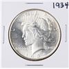Image 1 : 1934 $1 Peace Silver Dollar Coin