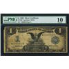 Image 1 : 1899 $1 Black Eagle STAR Silver Certificate PMG 10
