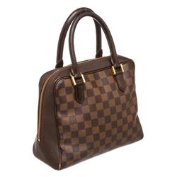 Louis Vuitton Damier Ebene Canvas Leather Triana Bag