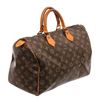 Image 3 : Louis Vuitton Monogram Canvas Leather Speedy 40 cm Bag