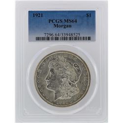 1921 PCGS MS64 Morgan Silver Dollar