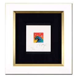 Great Wave with Doves by Peter Max