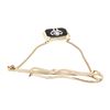 Image 2 : Tie Clip with Black Onyx - 10KT Yellow Gold