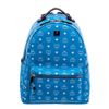 Image 4 : MCM Blue White Visetos Leather Medium Stark Backpack