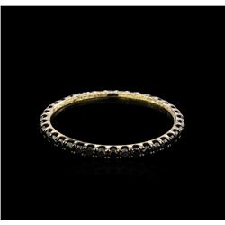 0.61 ctw Black Diamond Ring - 14KT White Gold