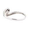 Image 3 : 0.30 ctw Black and White Diamond Ring - 14KT White Gold