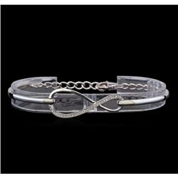 0.37 ctw Diamond Bracelet - 14KT White Gold