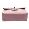 Image 4 : Chanel Purple Quilted Leather Classic Mini Square Flap Bag