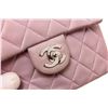 Image 5 : Chanel Purple Quilted Leather Classic Mini Square Flap Bag