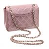 Image 6 : Chanel Purple Quilted Leather Classic Mini Square Flap Bag