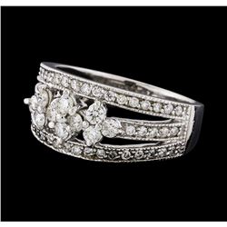 0.73 ctw Diamond Ring - 14KT White Gold