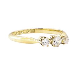 0.20 ctw Diamond Ring - 18KT Yellow Gold