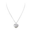 Image 1 : 0.86 ctw Diamond and Mother of Pearl Pearl Enhancer And Chain - 14KT White Gold