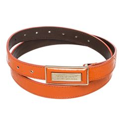 Burberry Orange Patent Leather Belt 115