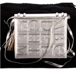 Vintage Paloma Picasso book style purse, c. 1980s