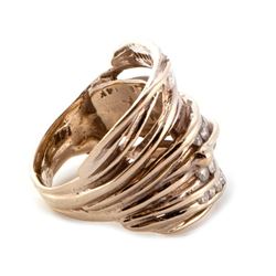Diamond & 14k white gold ring
