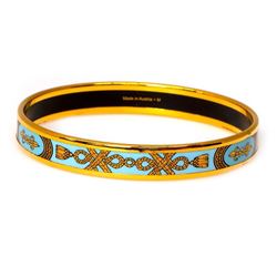 Hermes enamel bangle bracelet