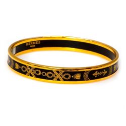 Hermes enamel bangle bracelet