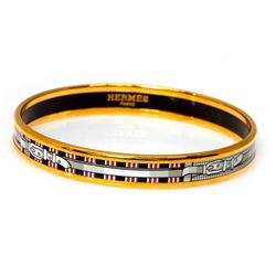 Hermes enamel bangle bracelet
