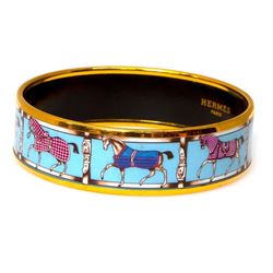 Hermes enamel bangle bracelet