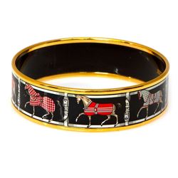 Hermes enamel bangle bracelet