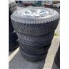 Image 2 : SET OF 4 GOODYEAR WRANGLER P225/75/R15 TIRES M&S ON JEEP RIMS