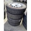 Image 2 : SET OF 4 DUNLOP WINTER SPORT 3D 175/60/R16 TIRES M&S ON RIMS