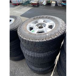 SET OF 4 TOYO A/T OPEN COUNTRY 265/70/R17 TIRES M&S ON RIMS