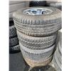 Image 2 : SET OF 4 GOODYEAR WRANGLER SR-A P265/70R16 TIRES M&S ON RIMS