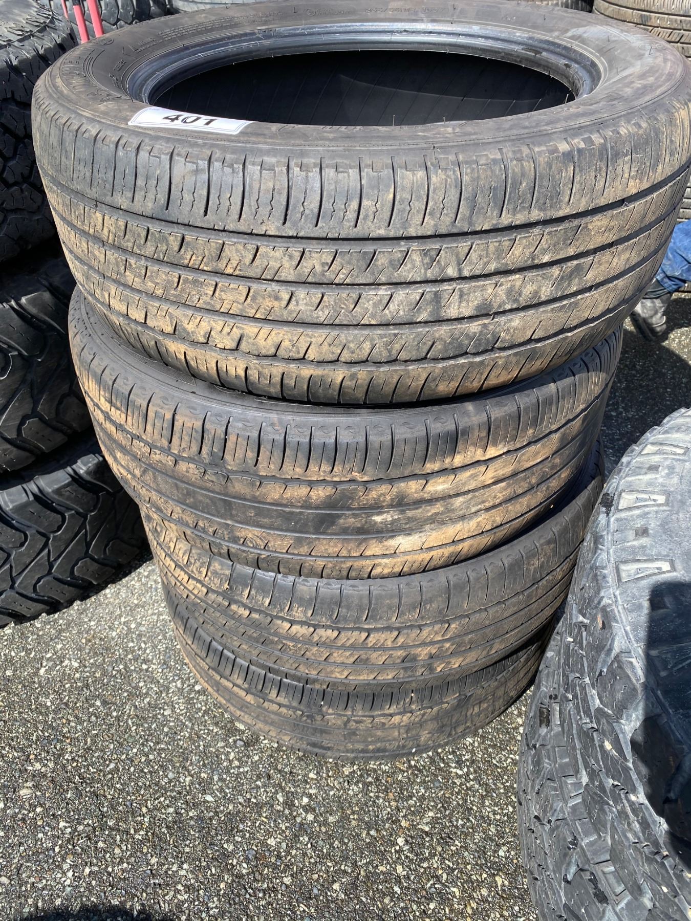 SET OF 4 MICHELIN PRIMACY MXM4 235/55R18 TIRES Able Auctions