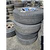 Image 2 : SET OF 4 GOODYEAR WRANGLER SR-A 245/70R17 TIRES M&S ON RIMS