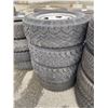 Image 2 : SET OF 4 GOODYEAR WRANGLER DURATRAC  245/75R17 TIRES M&S ON WHEELS