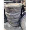 Image 2 : SET OF 4 ARTIC CLAW WINTER XSI LT245/70R17 TIRES STUDDED ON WHEELS