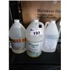 Image 1 : 2 JUGS OF 70% ALCOHOL (1 OPENED) & 1 OPENED PRE EMPT CS20 JUG