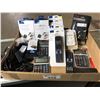 Image 1 : INSIGNIA PORTABLE BLUETOOTH AUDIO RECEIVER, AUDIO/VIDEO SELECTOR SWITCH, CALCULATORS, TV REMOTES,