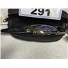 Image 2 : HARLEY DAVIDSON EAGLE FOLD OUT POCKET KNIFE & INTERNATIONAL WOLF CENTER POCKET WATCH WITH CHAIN AND