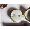 Image 2 : 2 CHRISTMAS THEMED EARRING HOLDERS WITH EARRINGS (ONE MISSING), STAINLESS STEEL POT FROM HONG KONG,