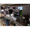Image 2 : SONY ICF-CS15IP SPEAKER DOCK CLOCK RADIO, PLAYSTATION, HAIR CURLER, XBOX 360 KINECT SENSOR, AND
